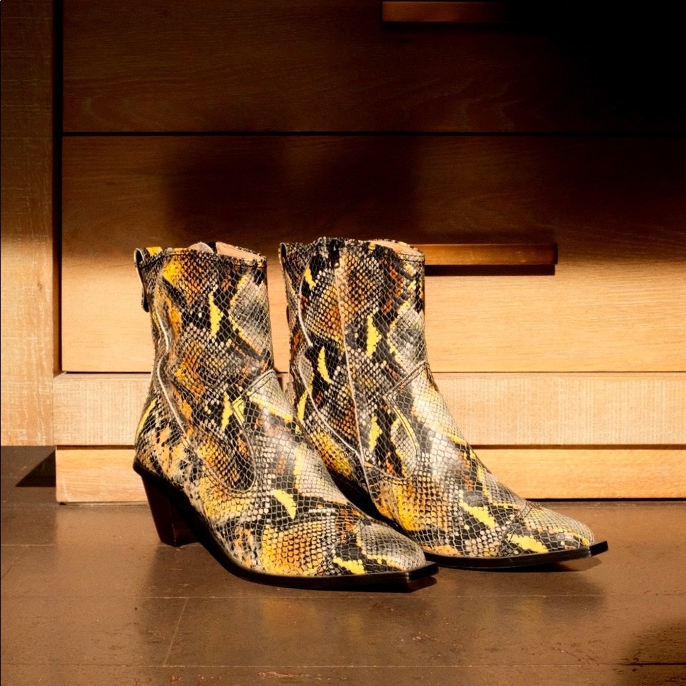 Reike Nen Leather Western Boots - Size 40